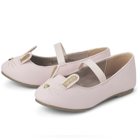 Girls Bunny Ballet Flats size 9 - Picture 1 of 3